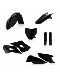 KIT PLÁSTICOS COMPLETO ACERBIS HUSQVARNA TC / FC 2014 - 2015 - PRETO